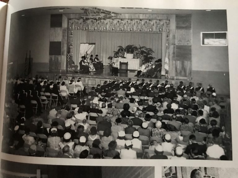 St. John's School Dedication Mass, 9/17/55 in the St. John’s School gymnasium