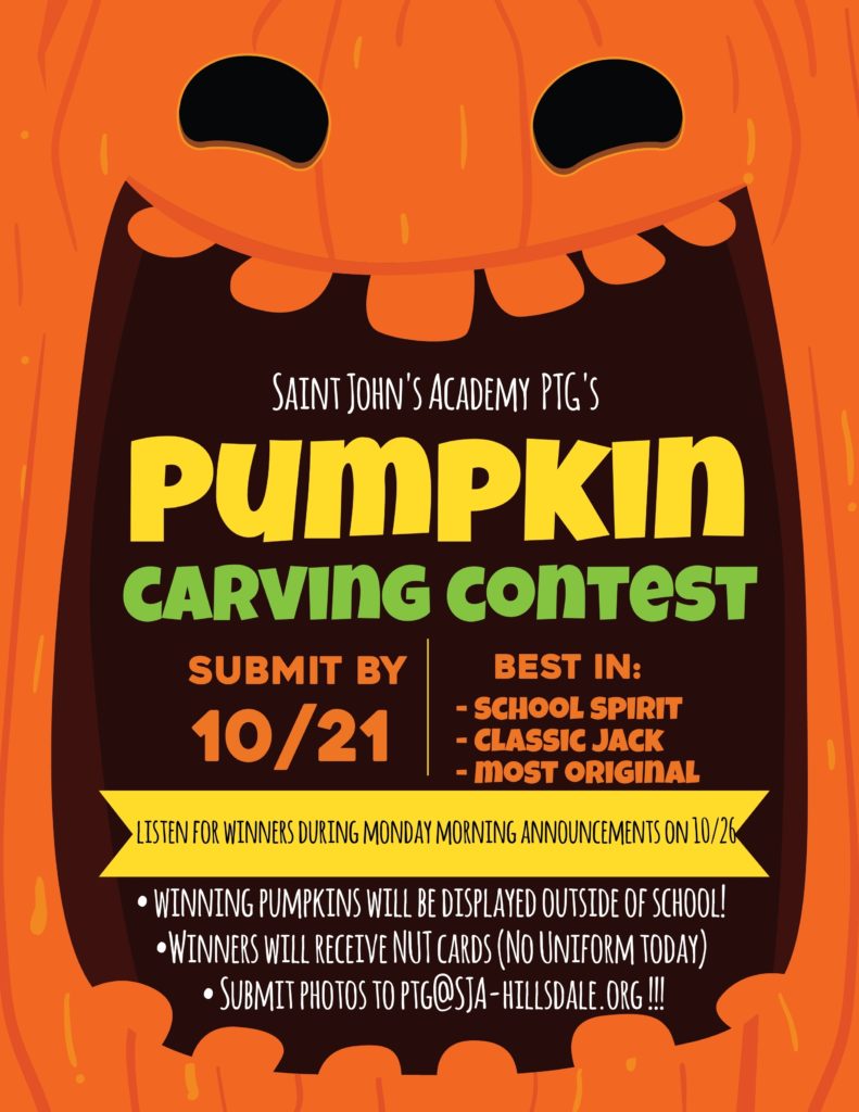 Pumpkin Carving Contest! - St. John\'s Academy
